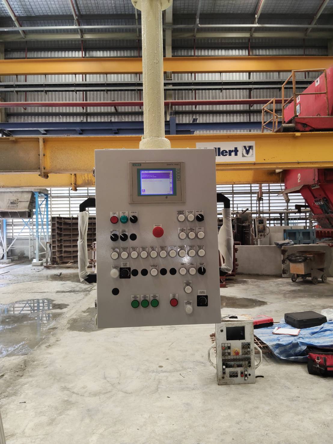 Installation cabinet SIEMENS PLC